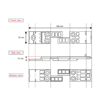 HAPAX fixing PRO | onzichtbare bevestiging | C2 voor planken 19-27mm | doos 100 stuks